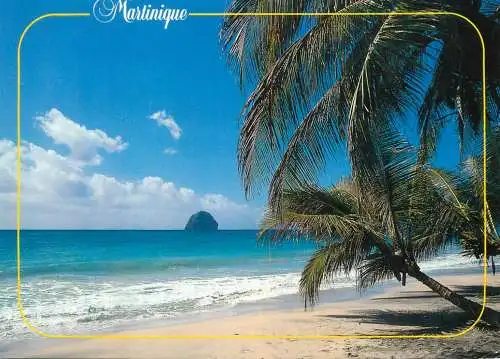 Martinique Plage et rocher du Diamant