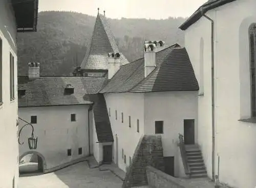 Slovakia Oravsky Zamok Orava Castle third court after reconstruction