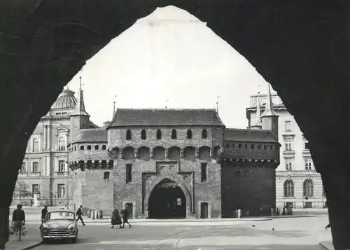 Poland Krakow Barbakan