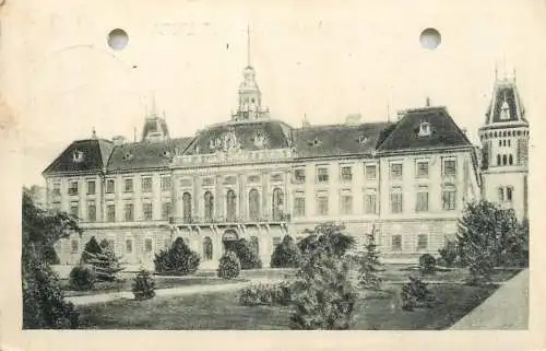 A5111 Serbia Sombor (holed damage) postcard