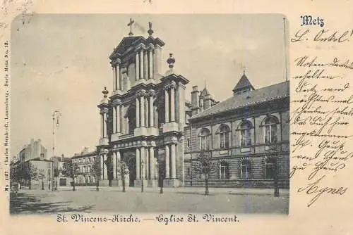 A5111 Metz eglise St. Vincent 1898