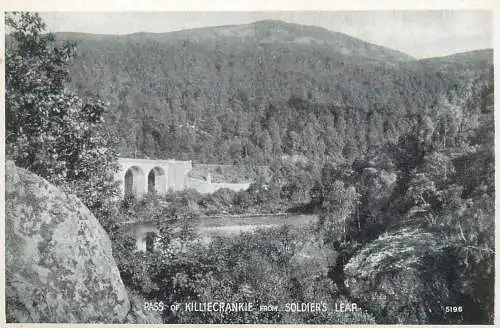 A5117 Scotland pass of Killiecrankie from Soldier`s Lear