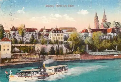 A5118 Basel Schweiz Rhein dampfer