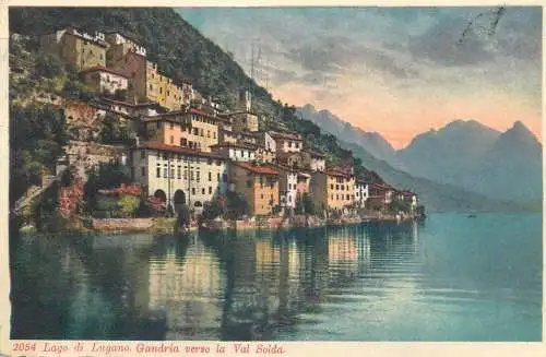 A5118 Schweiz - Lago di Lugano Gandria verso la Val Solda 1935