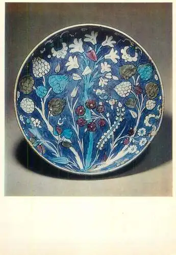 Russia decorative fine art postcard dish from Turkey