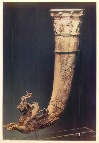 Russia decorative fine art postcard parthian rhyton from Nisa