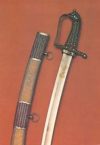Russia parade arms saber and scabbard