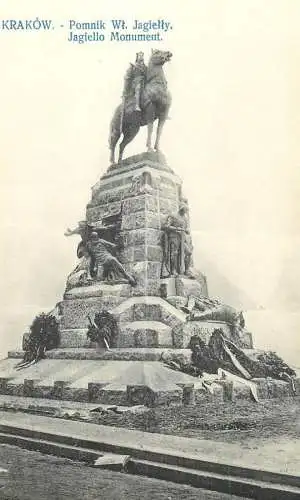 A5119 Poland Krakow Jagiello Monument