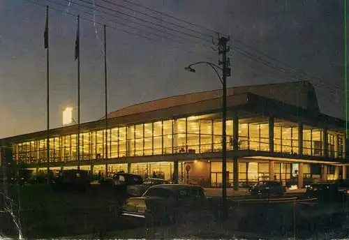 Israel Tel Aviv Frederic Mann Auditorium night view