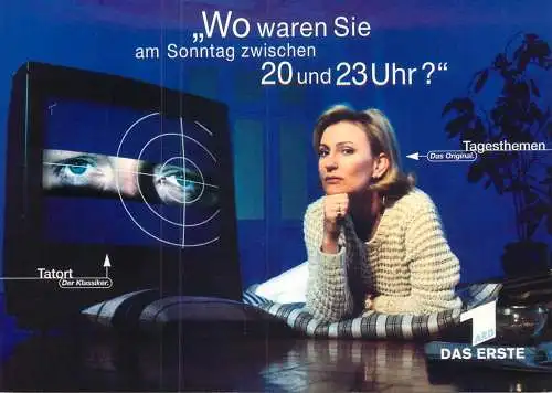 A5074 Das Erste Wo waren Sie am Sonntag zwischen 20 und 23 Uhr?