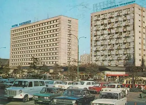 Poland Katowice Red Army Street partial view