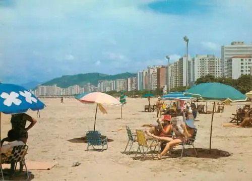 Brazil Santos Sao Paulo Gonzaga beach