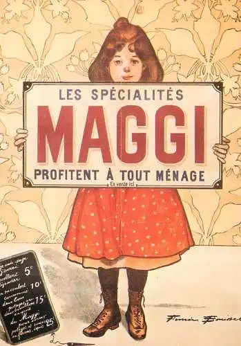 A5059 Advertising poster modern postcard Maggi