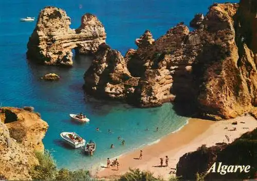 Portugal Algarve beach and rocks