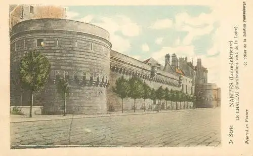 A5267 France Nantes Chateau. Fortifications cote de la Loire