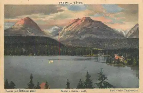 A5267 Tatra Tatry Partie beim Csorber See