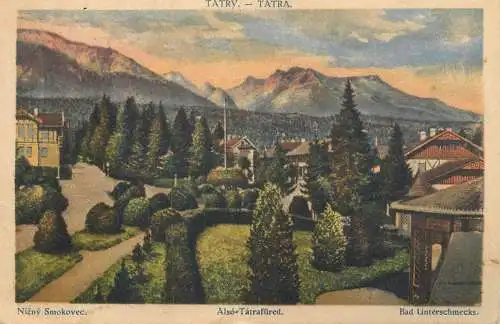 A5267 Tatra Mountains Nizny Smokovec Bad Unterschmecks