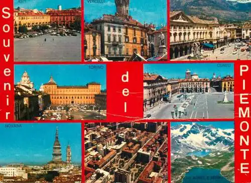 A5263 Italy Souvenir del Piemonte