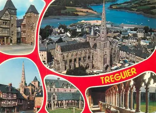 A5262 France Treguier Bretagne multi view sovenir