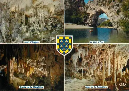 A5262 France Ardeche pittoresque Grottes et Gorges de l'Ardeche multi view