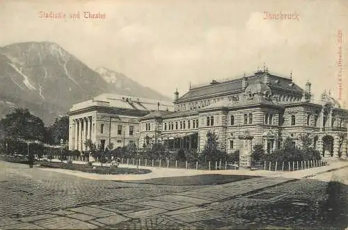 A5258 Austria Innsbruck Stadtsale und Theater