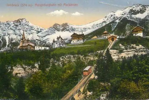 A5258 Austria Innsbruck Hungerburgbahn mit Mariabrunn