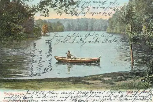 A5257 Panklau - Pęklowo - Am Rakauersee bei Panklau - Ostpreußen Poland