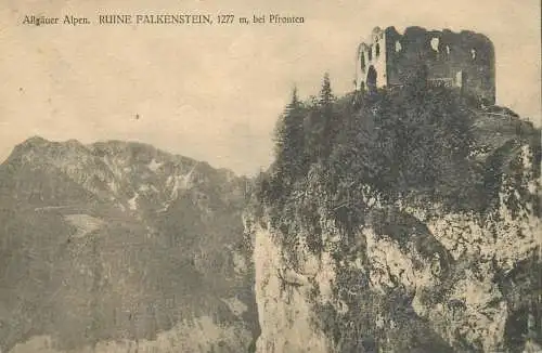 A5256 Germany Ruinen Falkenstein bei Pfronten