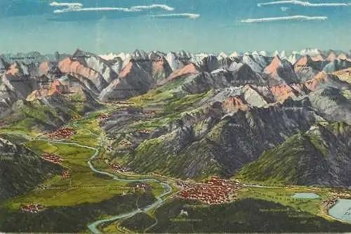 A5255 Germany Immenstadt litho panorama