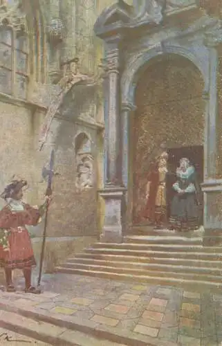 A5255 Poland Krakow Cathedral Mal St Tondos i. W. Kossak Wawel Ser