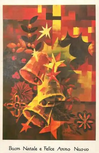 A5716 Buon Natale e Felice Anno Nuovo cartolina illustratore