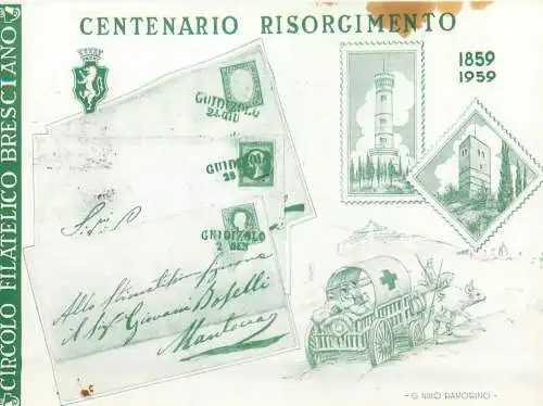 A5716 Centenario Risorgimento citta di Brescia 1959