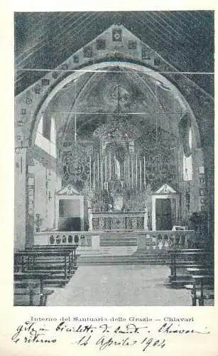 A5762 Italia Chiavari Santuatio delle Grazie 1904
