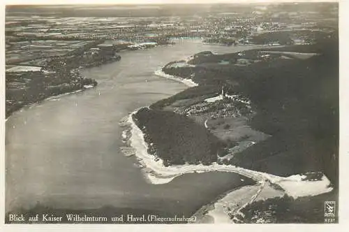 A5762 Germany Blick auf Kaiser Wilhelmturm und Havel Fliegeraufnahme