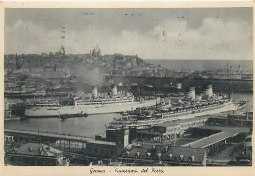 A5762 Italia Genova porto 1939