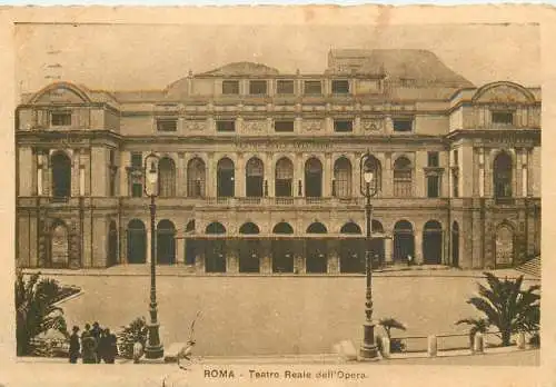 A5760 Italia Roma Teatro Rale dell`Opera
