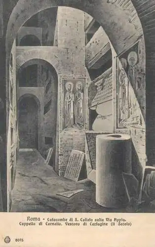 A5760 Italia Roma catacombe di S. Calisto sulla Via Appia