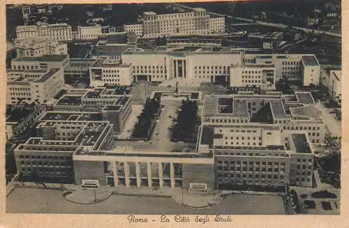 A5760 Italia Roma la citta degli Studi 1917
