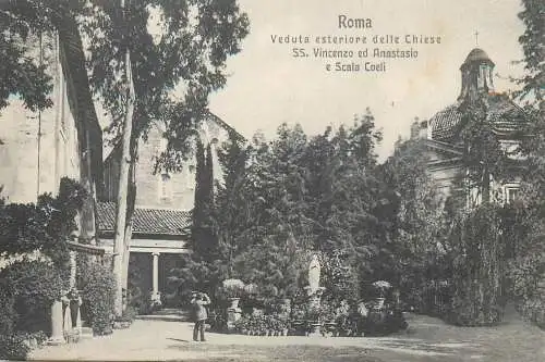 A5760 Italia Roma chiesa SS. Vincenzo ed Anastasio e Scala Coeli