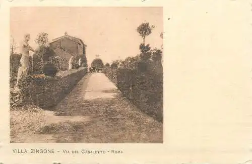 A5760 Italia Roma Villa Zingone via dei Casaletto