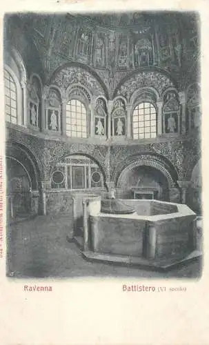 A5760 Italia Ravenna Battistero 1900s