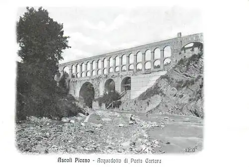 A5760 ITALIA ASCOLI PICENO acquedotto di Porta Cartara