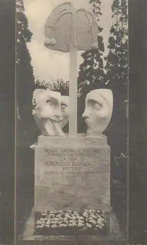 A5760 Italia Milano cimitiero monumentale monumento Arolodo Bonzagni scultore A. Wildt