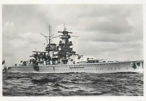 Navigation ship battleship navy Panzerschiff Admiral Scheer photo 6 x 8 cm