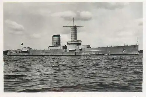 Navigation ship battleship navy Fernlenk-Zielschiff Hessen photo 6 x 8 cm