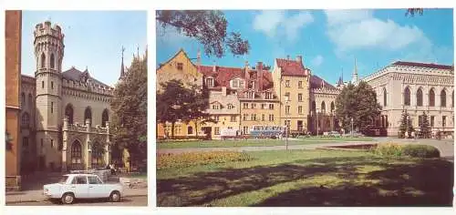 Latvia Riga non-standard 9 x 21 cm postcard