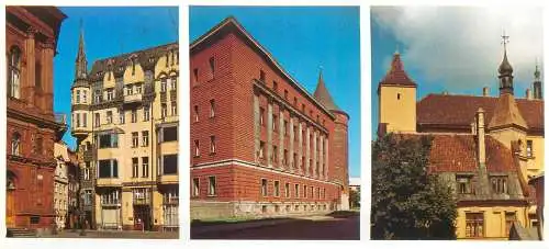Latvia Riga non-standard 9 x 21 cm postcard