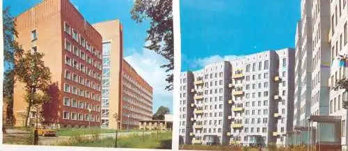 Latvia Riga non-standard 9 x 21 cm postcard