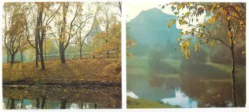 Latvia Riga non-standard 9 x 21 cm postcard