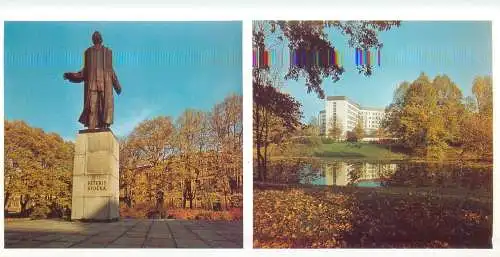 Latvia Riga non-standard 9 x 21 cm postcard